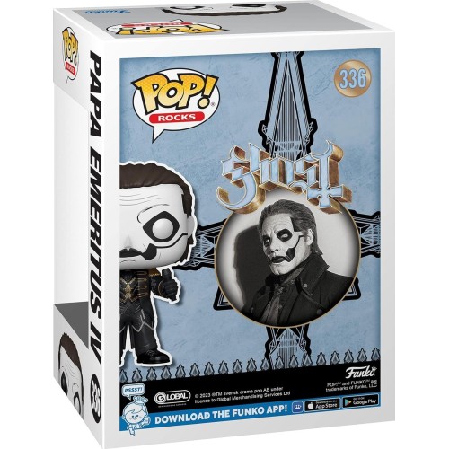 Funko Pop! Rocks: Ghost - Papa Emeritus IV 336 Συλλεκτική Φιγούρα Βινυλίου 083862 889698725651