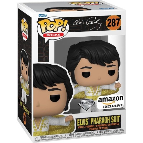 Amazonas βράχοι: elvis presley - pharaoh - diamond glitter - αποκλειστικό - 075166 889698650342