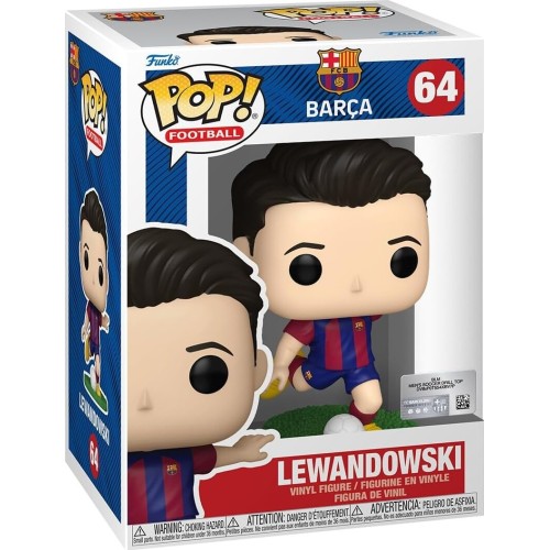 Funko pop! football: barcelona - robert lewandowski - barcelona fc - collectable  72236 889698722360