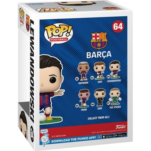 Funko pop! football: barcelona - robert lewandowski - barcelona fc - collectable  72236 889698722360