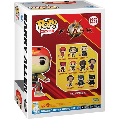 Funko DC Super Heroes Pop! Movies: Dc - The Flash - Barry - Homemade Suit - Dc Comics 077867 889698655965