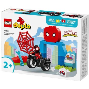 LEGO Spiderman Duplo spins motorcycle adventure 10424 5702017583792