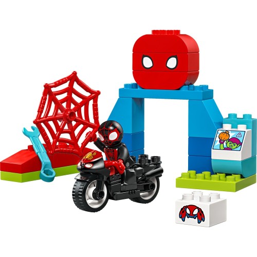 LEGO Spiderman duplo περιπέτεια με μοτοσικλέτα του σπιν 10424 5702017583792