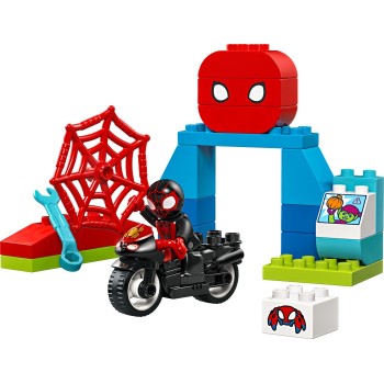 LEGO Spiderman Duplo spins motorcycle adventure 10424 5702017583792