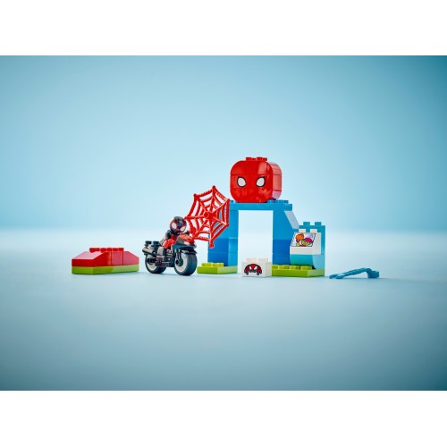 LEGO Spiderman Duplo spins motorcycle adventure 10424 5702017583792