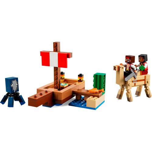 LEGO minecraft το ταξίδι του πειρατικού πλοίου 21259 5702017583358