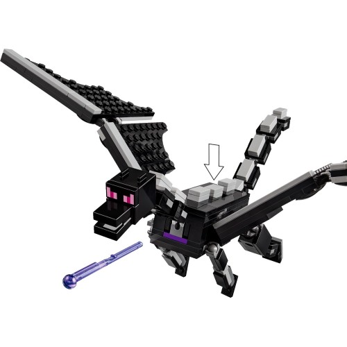 LEGO minecraft ο δράκος ender της τελικής κρίσης και το πλοίο 21264 5702017583402