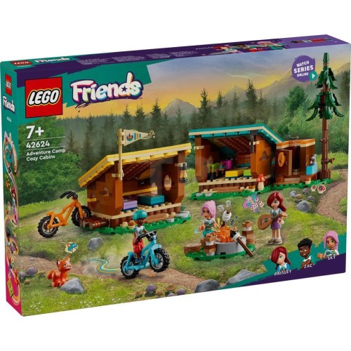 LEGO friends άνετα σπιτάκια στην κατασκήνωση της περιπέτειας 42624 5702017589428