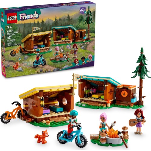 LEGO friends άνετα σπιτάκια στην κατασκήνωση της περιπέτειας 42624 5702017589428
