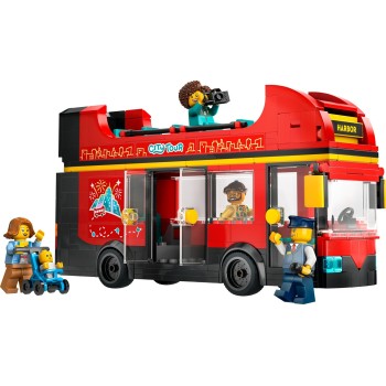 LEGO City red double-decker sightseeing bus 60407 5702017582894