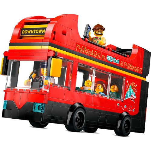 LEGO City red double-decker sightseeing bus 60407 5702017582894