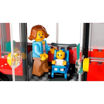 LEGO city κόκκινο διώροφο λεωφορείο ξενάγησης 60407 5702017582894