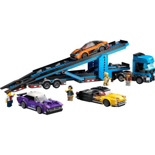 LEGO city φορτηγό μεταφορέας αυτοκινήτων με σπορ αυτοκίνητα 60408 5702017582900