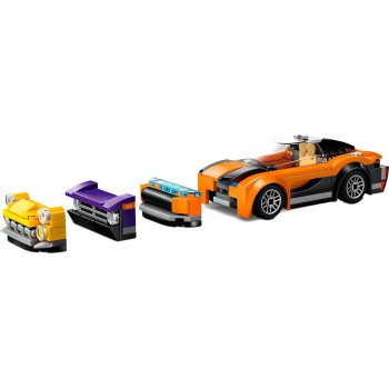 LEGO city φορτηγό μεταφορέας αυτοκινήτων με σπορ αυτοκίνητα 60408 5702017582900