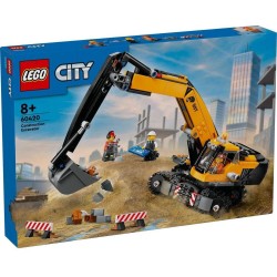 LEGO City yellow construction excavator 60420 5702017586939