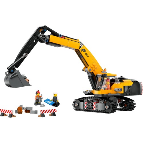 LEGO city κίτρινος εκσκαφέας οικοδομής 60420 5702017586939