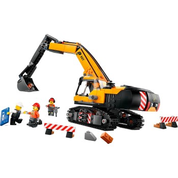 LEGO City yellow construction excavator 60420 5702017586939