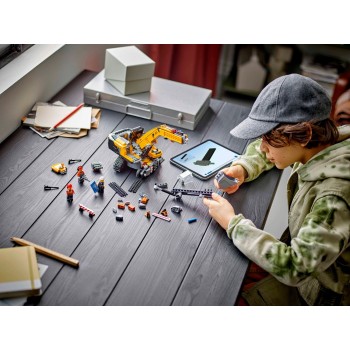 LEGO city κίτρινος εκσκαφέας οικοδομής 60420 5702017586939