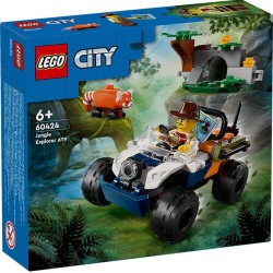 LEGO city αποστολή για κόκκινο πάντα με atv εξερευνητή ζούγκλας 60424 5702017585222