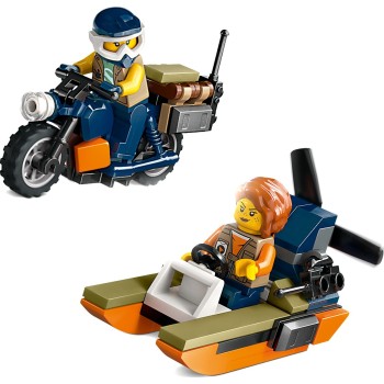 LEGO City jungle explorer helicopter at base camp 60437 5702017590820