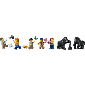 LEGO city ελικόπτερο εξερευνητή ζούγκλας στη βάση κατασκήνωσης 60437 5702017590820