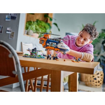 LEGO City jungle explorer helicopter at base camp 60437 5702017590820