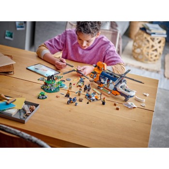 LEGO city ελικόπτερο εξερευνητή ζούγκλας στη βάση κατασκήνωσης 60437 5702017590820