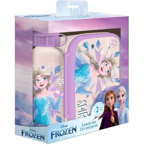 Diakakis imports Disney Frozen Food Set Food Container 800Ml-Pagouri 500Ml Aluminum 000564401 5205698673429