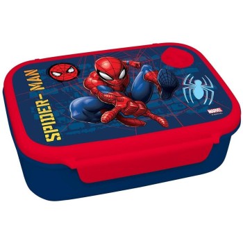 Diakakis imports Spiderman Food Set Food Container 800Ml-Pagouri 500Ml Aluminum 000508396 5205698673443