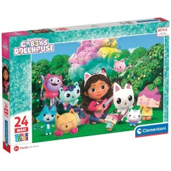 Clementoni Gabbys Dollhouse  Παζλ 24 MAXI  1200-28520 8005125285204