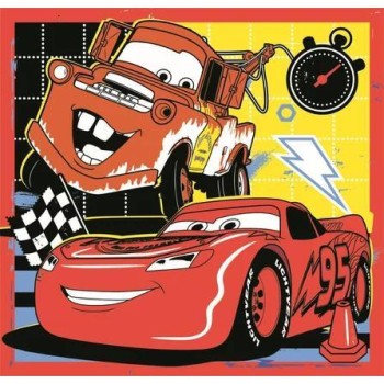 Clementoni Disney Cars 3?48 Super Color Cars Glow Racers Puzzle 1200-25309 8005125253098