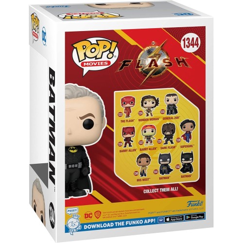 Funko DC The Batman Pop! Movies DC The Flash - Batman (Keaton) Unmasked (ALT) (PX Exclusive) 1344 Βινύλιο 077552 889698663779