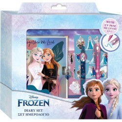 Diakakis imports Disney Frozen Ημερολόγιο Με Κλειδαριά, Μαγικό Στυλό Και Αυτοκόλλητα Frozen 2 000564250 5205698657931