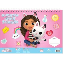 Diakakis imports Gabbys Dollhouse Μπλοκ Ζωγραφικής Gabby 23X33 40Φυλ Αυτοκ-Στενσιλ- 2Σελ Χρ - 1 Τμχ 000574065 5205698686078
