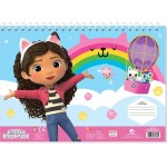 Diakakis imports Gabbys Dollhouse Gabby Drawing pad 23x33 40 Sheets Self-stencil- 2 Pages x 2 Fig. 000574065 5205698686078