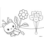 Diakakis imports Gabbys Dollhouse Gabby Drawing pad 23x33 40 Sheets Self-stencil- 2 Pages x 2 Fig. 000574065 5205698686078