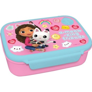 Diakakis imports Φαγητοδοχείο-Παγούρι Πλαστικό Σετ Gabbys Dollhouse 000574060 5205698673863