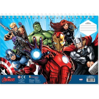 Diakakis imports Marvel Avengers Μπλοκ Ζωγραφικής Iron Man 23X33 40Φυλ Αυτοκ-Στενσιλ- 2Σελ Χρ - 1 Τμχ 000506249 5205698686399
