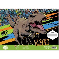 Diakakis imports Jurassic World Μπλοκ Ζωγραφικής Jurassic 23X33 40Φυλ Αυτοκ-Στενσιλ- 2Σελ Χρ - 1 Τμχ 000570990 5205698686153