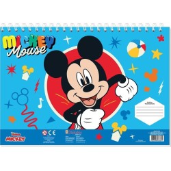 Diakakis imports Disney Mickey Mouse Μπλοκ Ζωγραφικής Mickey 23X33 40Φυλ Αυτοκ-Στενσιλ- 2Σελ Χρ - 1 Τμχ 000564476 5205698686634