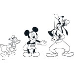 Diakakis imports Disney Mickey Mouse Mickey Drawing Pad 23X33 40 Sheets Auto-Stencil- 2 Pages X 2 Fig. 000564476 5205698686634