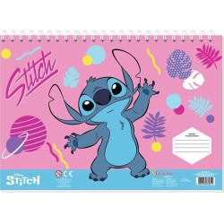 Diakakis imports Disney Stitch Drawing pad Lilo and Stitch 23x33 40 Sheets Self-stencil- 2 Pages x 2 Fig. 000564481 520569868281