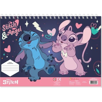 Diakakis imports Disney Stitch Μπλοκ Ζωγραφ Lilo And Stitch 23X33 40Φυλ Αυτοκ-Στενσιλ- 2Σελ Χρ - 1 Τμχ 000564481 5205698682810