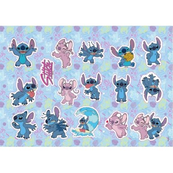 Diakakis imports Disney Stitch Drawing pad Lilo and Stitch 23x33 40 Sheets Self-stencil- 2 Pages x 2 Fig. 000564481 520569868281