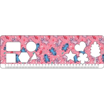 Diakakis imports Disney Stitch Drawing pad Lilo and Stitch 23x33 40 Sheets Self-stencil- 2 Pages x 2 Fig. 000564481 520569868281