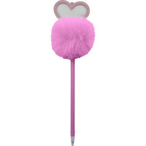 Diakakis imports Pompom Pencil The Littlies Hearts 000647032 5205698674464