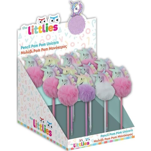 Diakakis imports Μολύβι Pompom The Littlies Μονόκερος - 1 Τμχ 000647031 5205698674419