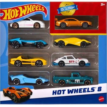Mattel Hot Wheels Αυτοκινητάκια Σετ Των 8 - Διάφορα Σχέδια HPV78 194735168736