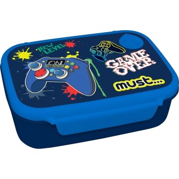 Diakakis imports Food Set Must  Over Food Container 800Ml-Aluminum Bottle 500Ml Game Over 000585674 5205698670046
