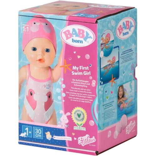 MGA Entertainment Baby Born My First Swim Girl 30Cm Κούκλα Κολυμβήτρια 831915-116721 4001167831915